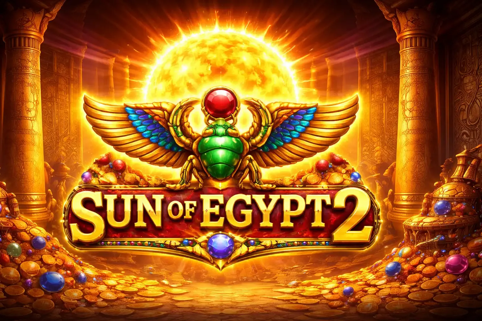 Seçili Sun of Egypt oyunlarında %15 iade